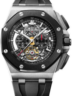 Audemars Piguet Royal Oak Offshore Tourbillon Chronograph Openworked Watch - 26348IO.OO.A002CA.01