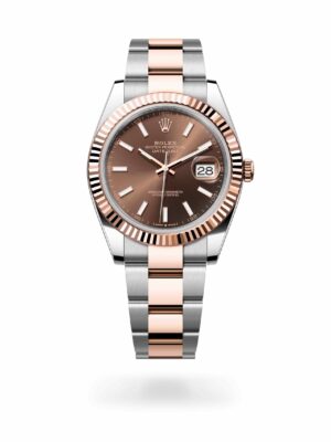 Rolex Datejust 41 watch: Oystersteel and Everose gold - m126331-0001