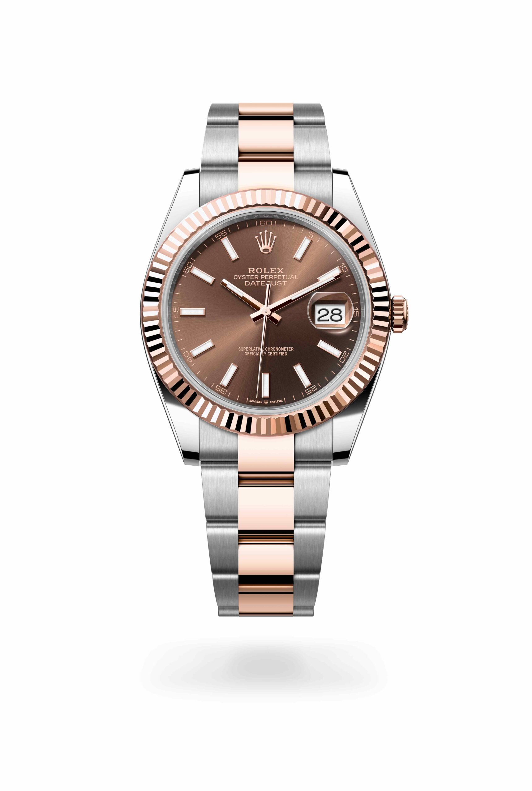 Rolex Datejust 41 watch: Oystersteel and Everose gold – m126331-0001