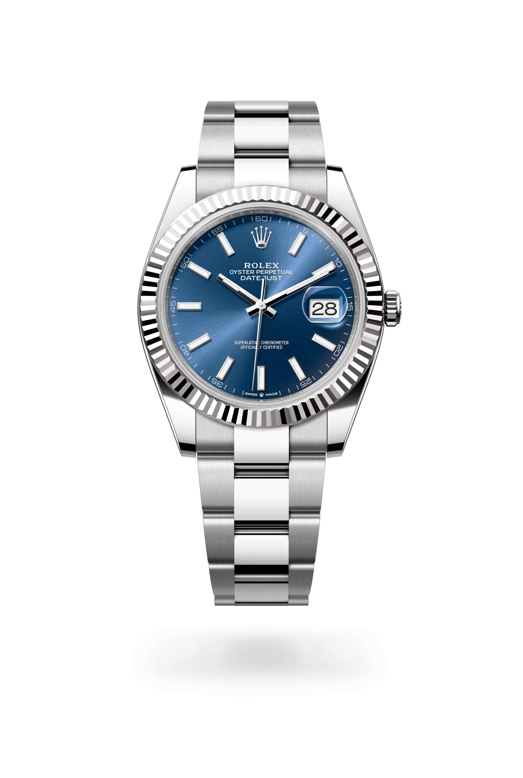 Rolex Datejust 41 watch: Oystersteel and white gold - m126334-0001