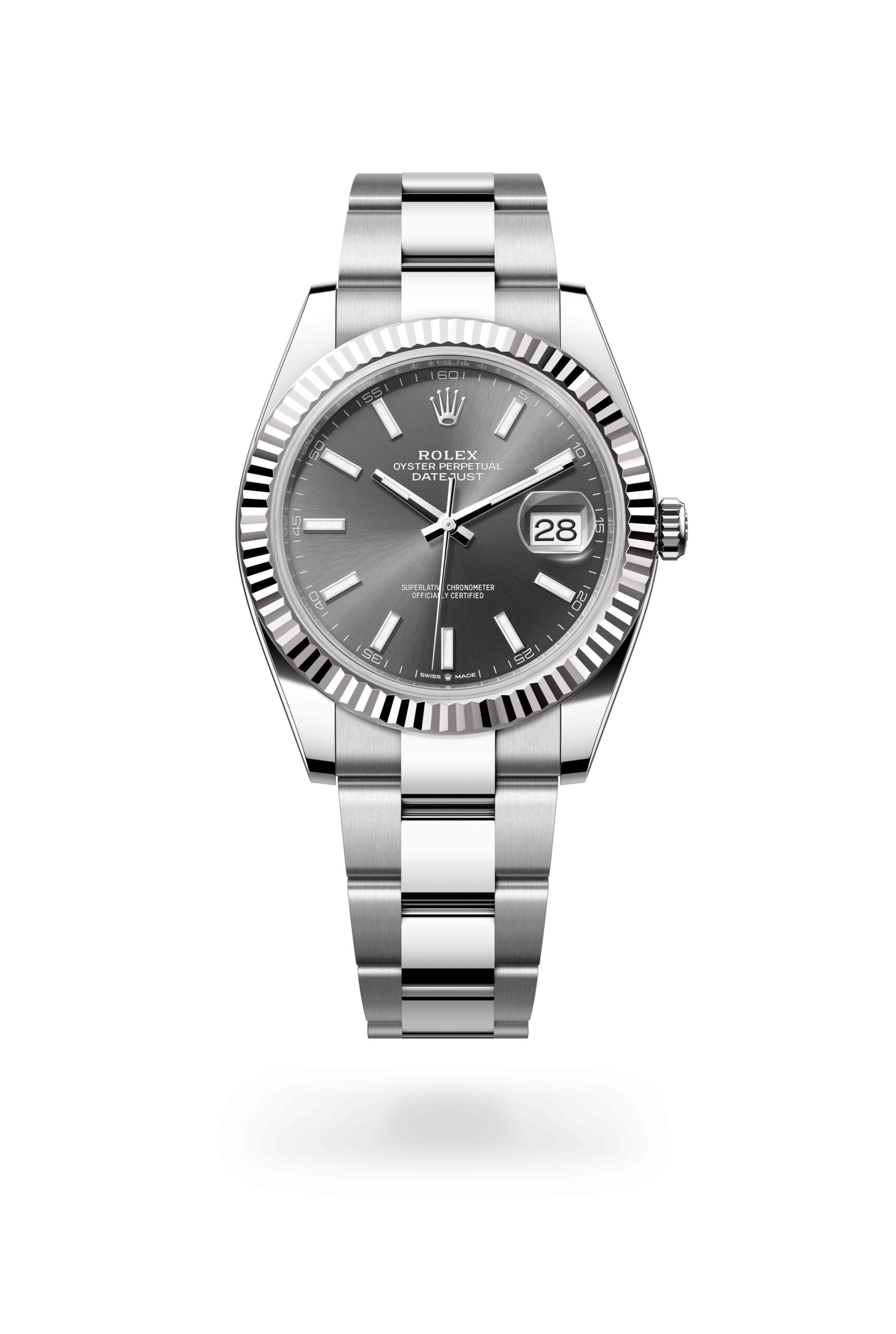 Rolex Datejust 41 watch: Oystersteel and white gold – m126334-0013