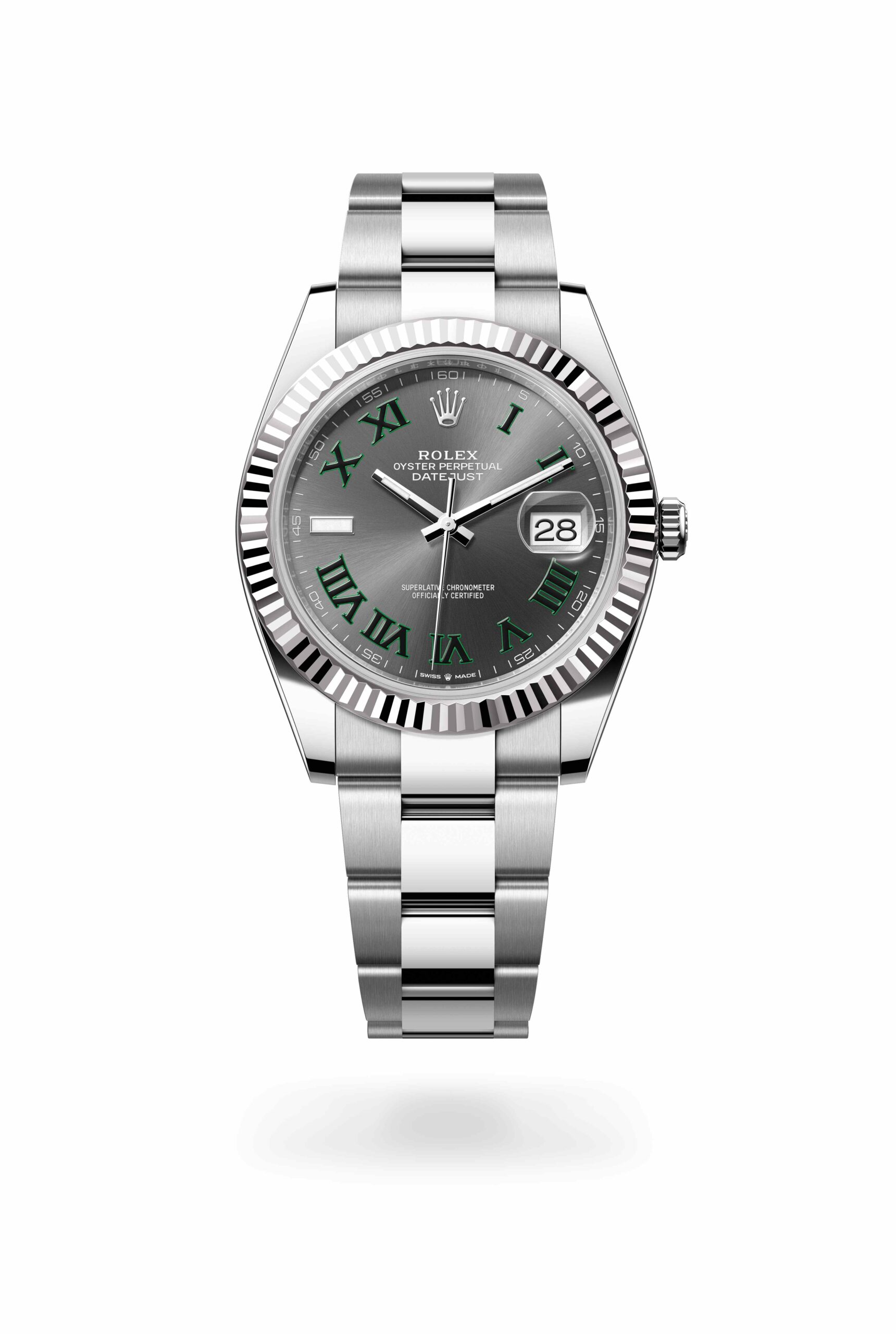 Rolex Datejust 41 watch: Oystersteel and white gold – m126334-0021