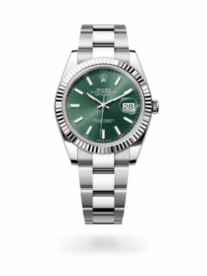 Rolex Datejust 41 watch: Oystersteel and white gold - m126334-0027